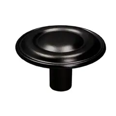 KUTZ - Perilla negro mate 33mm vinilo