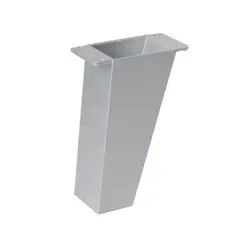 KUTZ - Pata inclinada abs aluminio 120mm kio