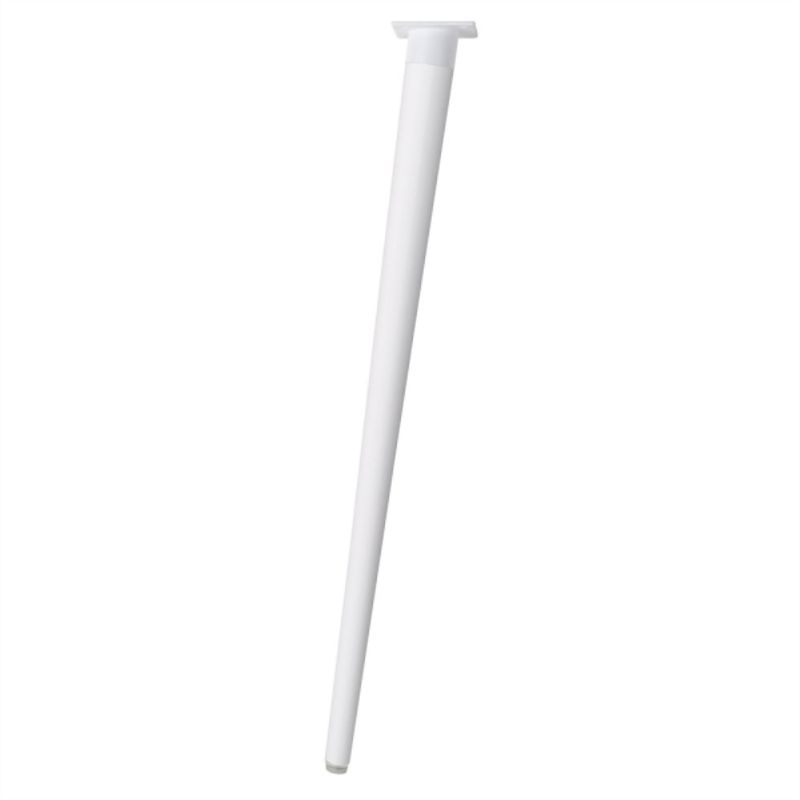 KUTZ - Pata madera conica blanca 710mm