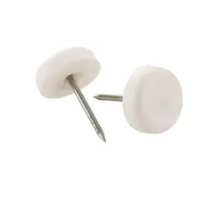 DVP - Taco base con clavo blanco 15mm 100uds