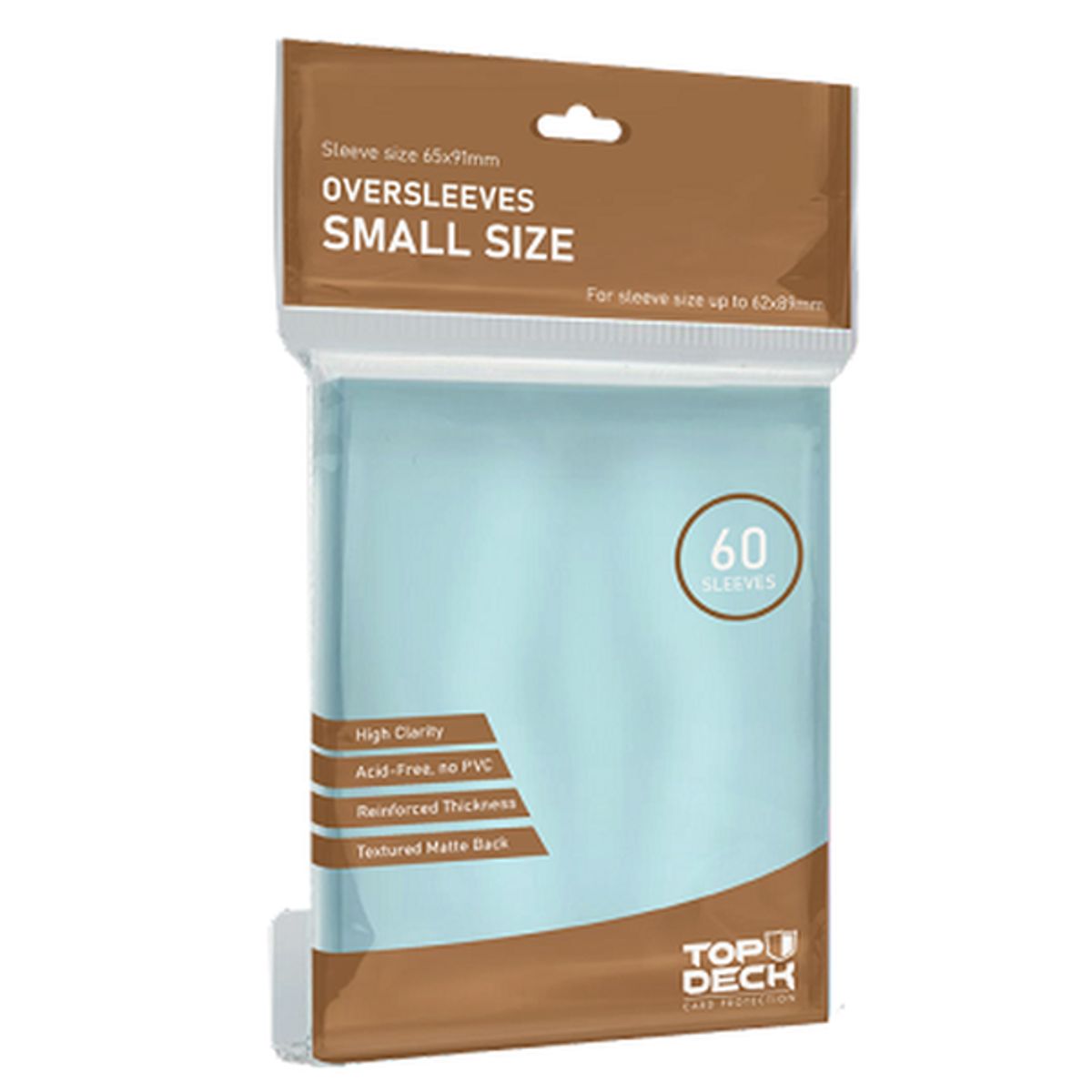 GENERICO - Protector Transparente Oversleeve Small (62x89mm)