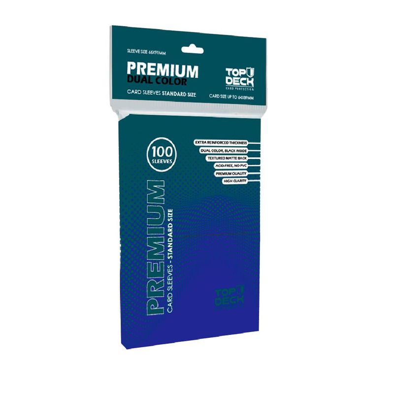 GENERICO - Protector Premium Dual Color Standard Azul (66x91)