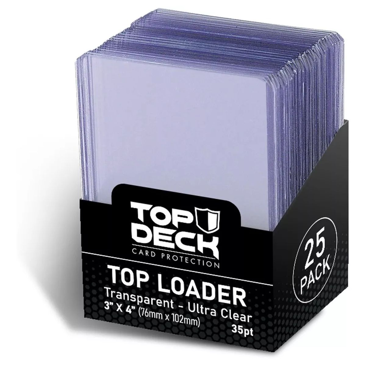 GENERICO - Top loader Top Deck pack 25 (76mm-102mm)