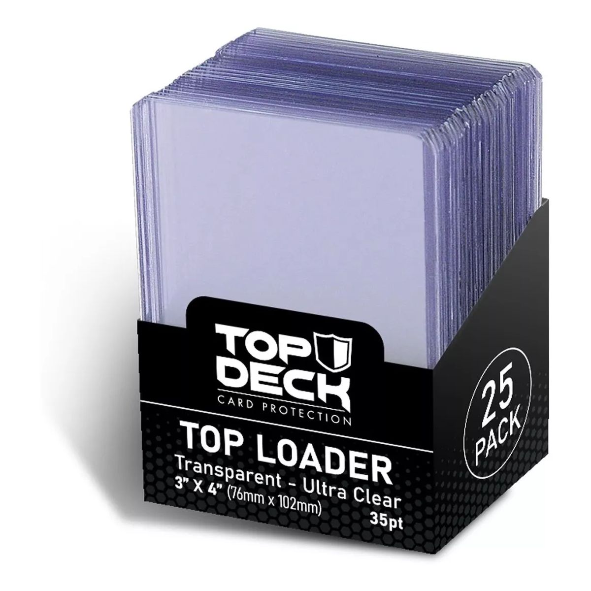 GENERICO - Top loader Top Deck pack 25 (76mm-102mm)