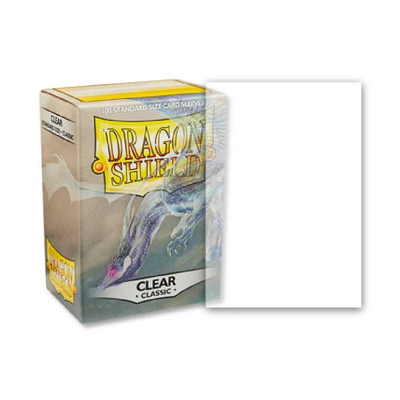Dragon Shield - Dragon Shield Sleeves: Standard- Classic Clear (100 ct.)