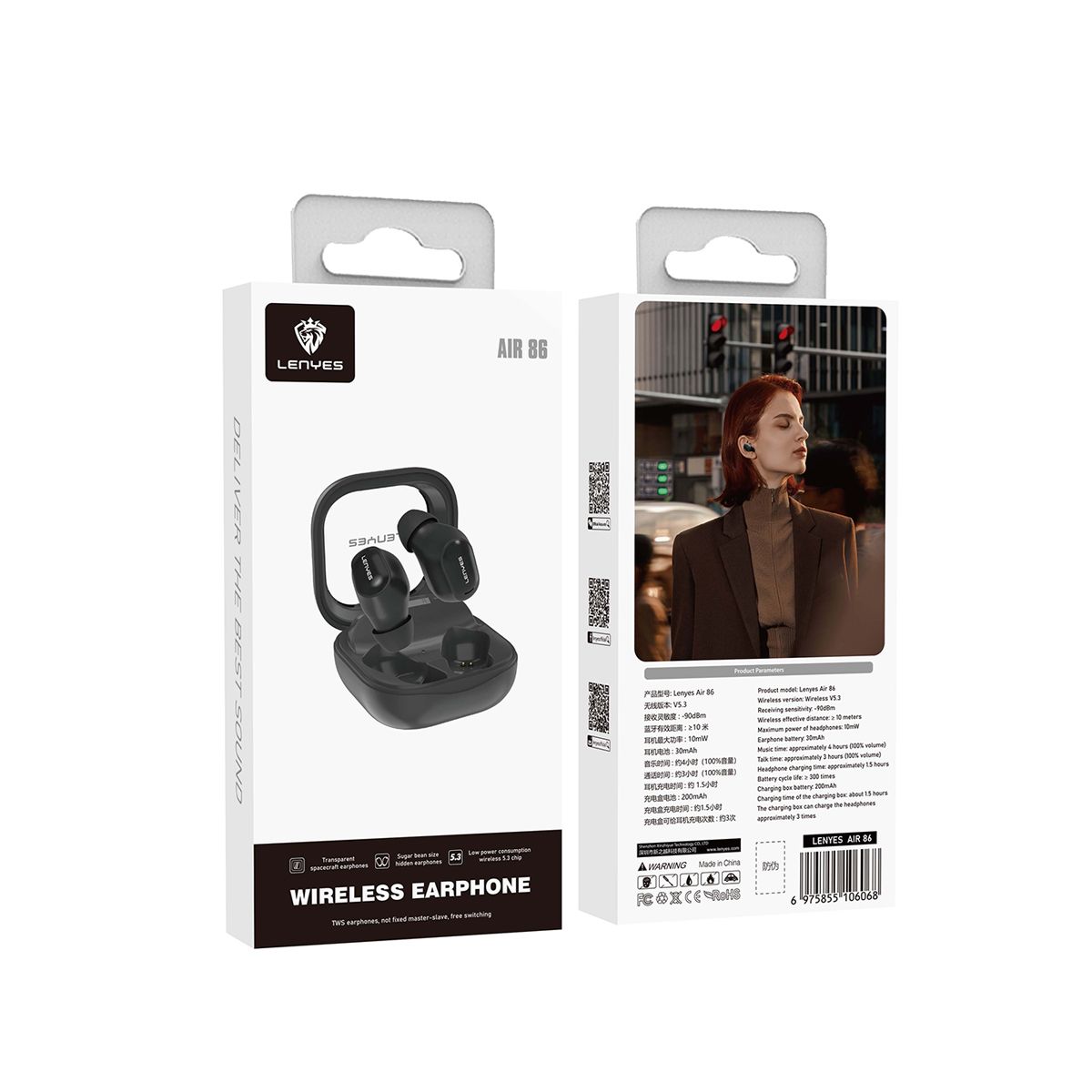 LENYES - Audífonos inalámbricos Lenyes AIR86