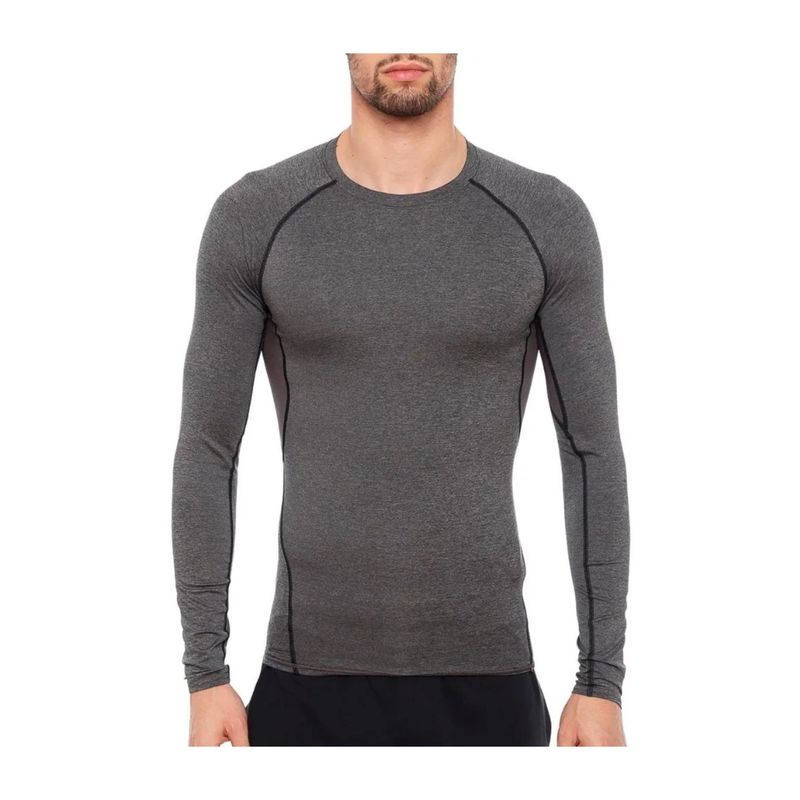 MPROPIA - Camiseta Primera Capa Algodón. Polera Manga Larga Hombre 033