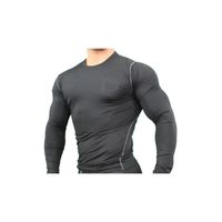 Camiseta Primera Capa Algodón. Polera Manga Larga Hombre 033