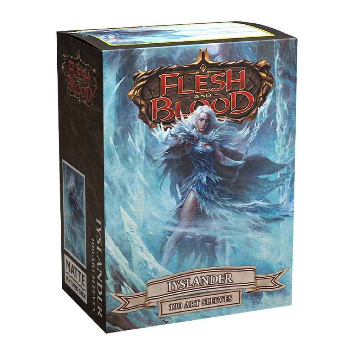 Dragon Shield - Dragon Shield 100 Matte Flesh & Blood Uprising Lyslander Art