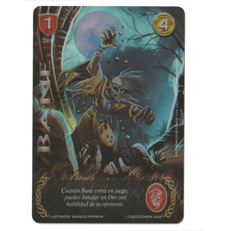 MITOS Y LEYENDAS - Carta Promo Bane Coleccionista Myl