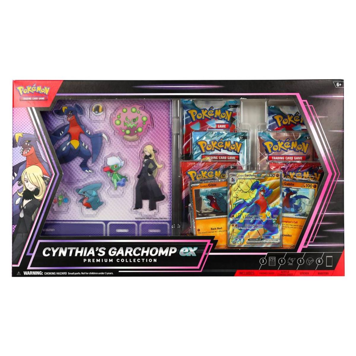 POKEMON - Pokemon TCG: Cynthia’s Garchomp ex Premium Collection Ingles