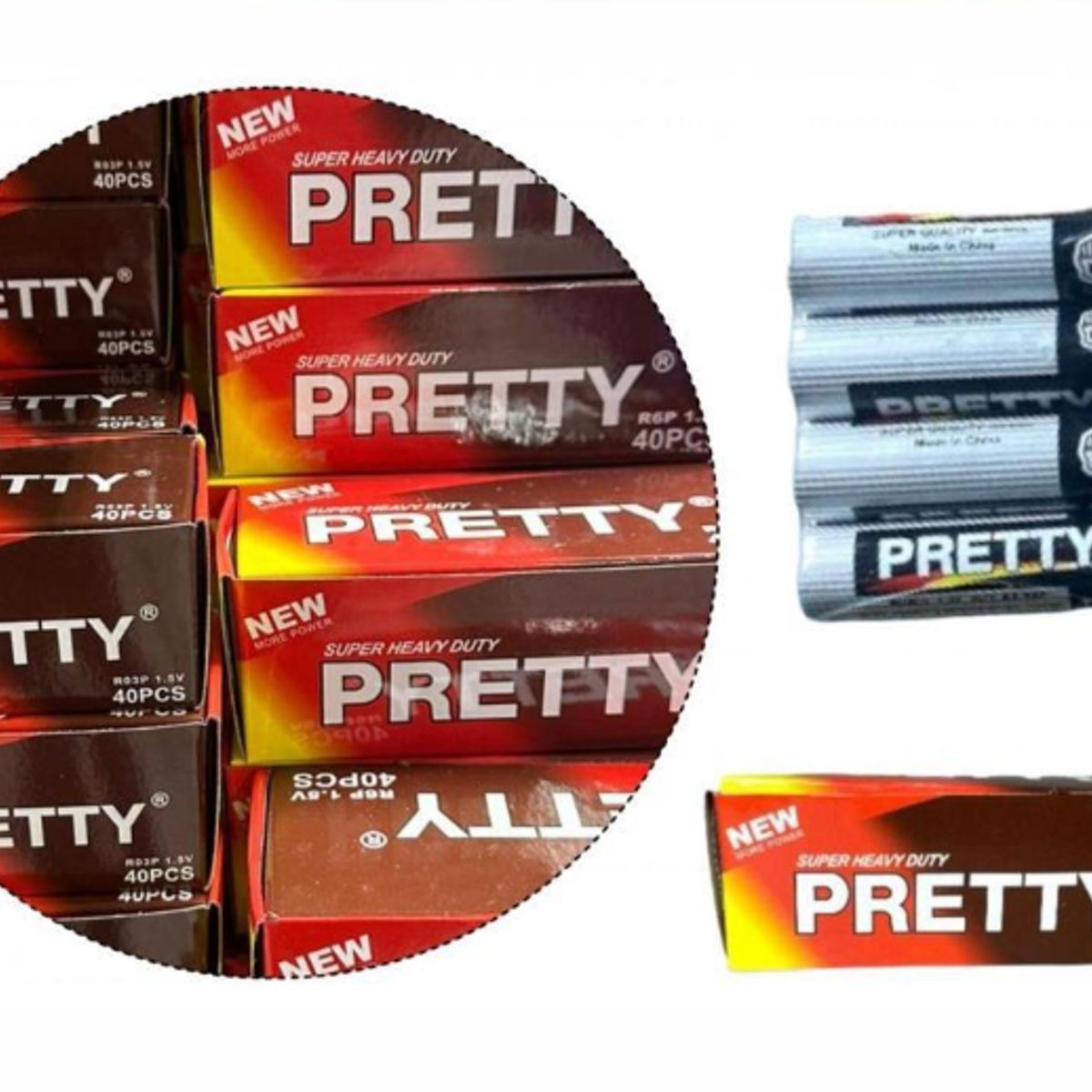 GENERICO - Caja Pack 40 Pilas AA Triple 1.5 Volt