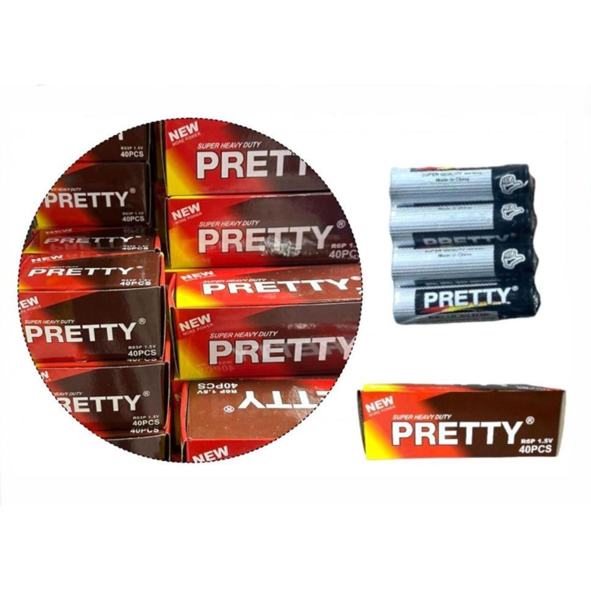 GENERICO - Caja Pack 40 Pilas AA Triple 1.5 Volt