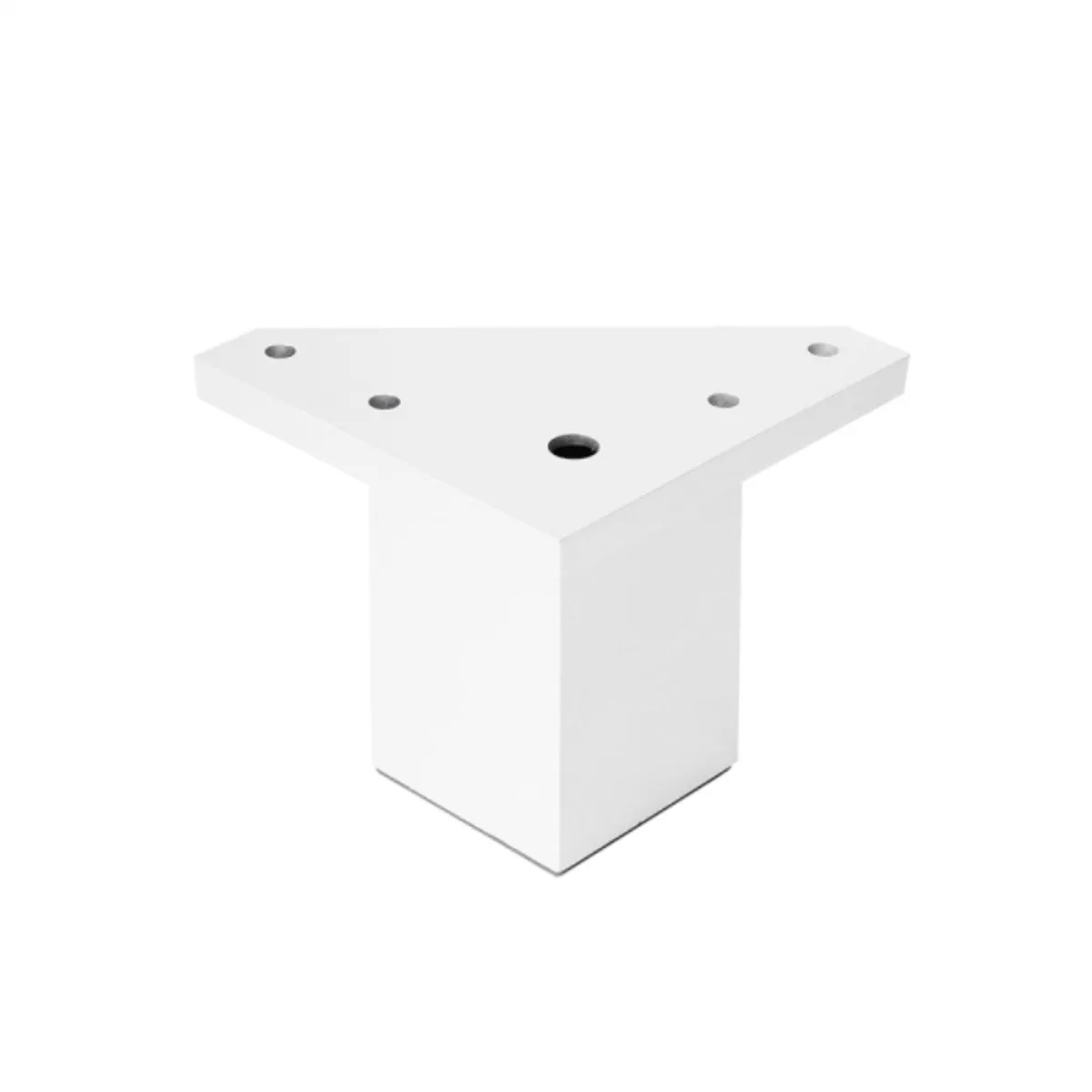 KUTZ - Pata cuadrada abs blanca 40x60mm albufera