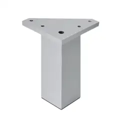 KUTZ - Pata cuadrada abs aluminio mate 40x120mm albufera