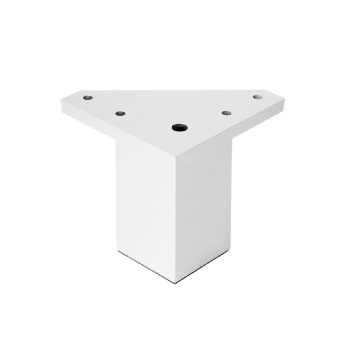 KUTZ - Pata cuadrada abs blanca 40x80mm albufera