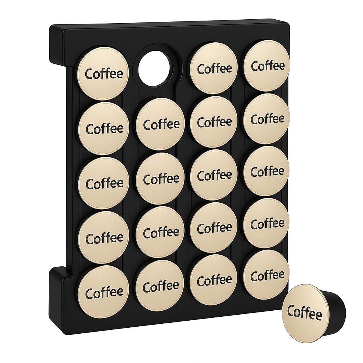 GENERICO - Soporte Organizador de Cápsulas de Café Elegante