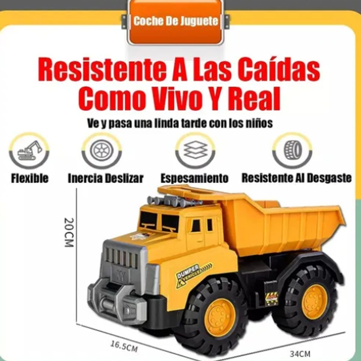 GENERICO - Camion Minero Tolva Juguete Niños Juguete Goliat