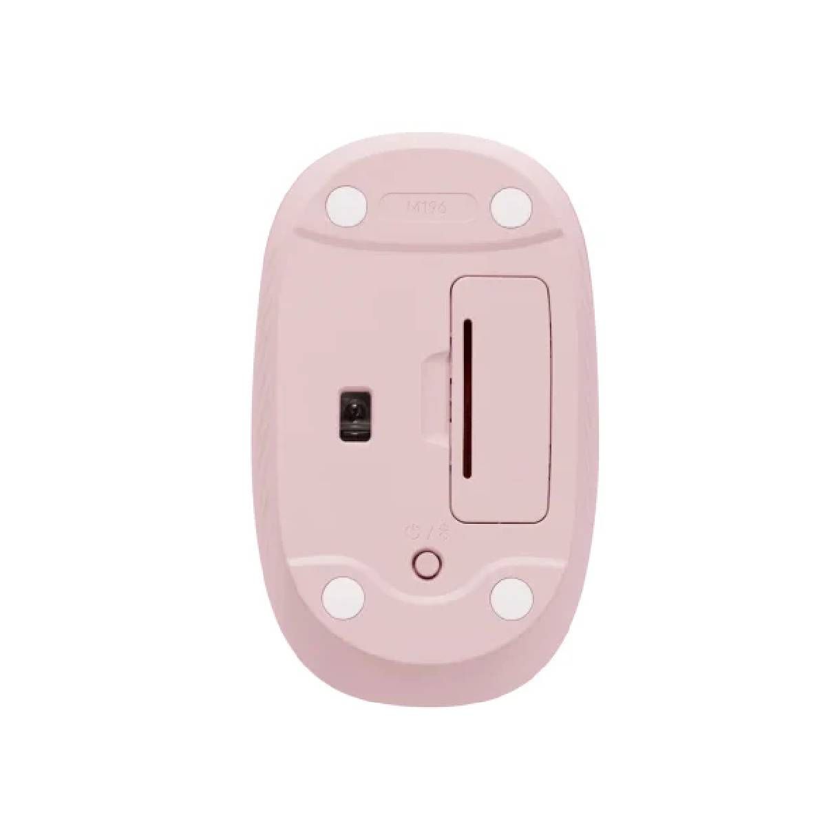 LOGITECH - Mouse Inalambrico Logitech M196 Rosado Bluetooth