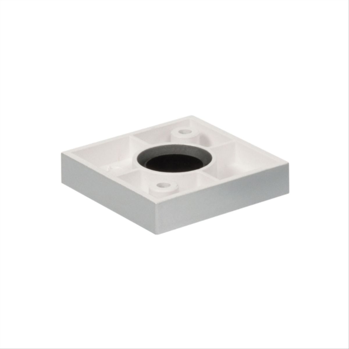 KUTZ - Elevador EPC cuadrado aluminio mate 50x50x12 mm Abs