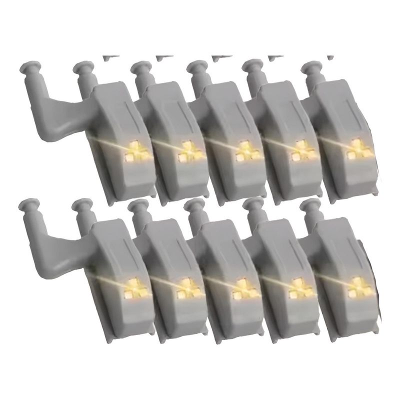 GENERICO - Luces Para Bisagra Oscuridad Mueble Y Despensa - Amarillo - 10