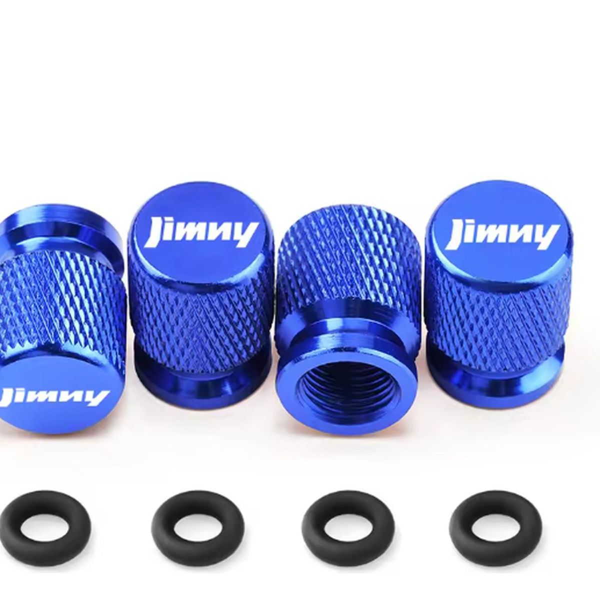 GENERICO - Tapa Metal Universal Neumaticos Suzuki Jimny Azul