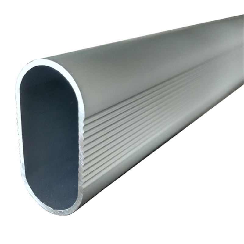 KUTZ - Barra closet aluminio 3 mts ovalada