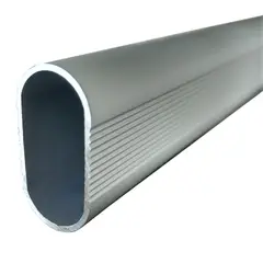 KUTZ - Barra closet aluminio 3 mts ovalada