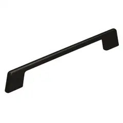 KUTZ - Tirador negro mate 160mm natural