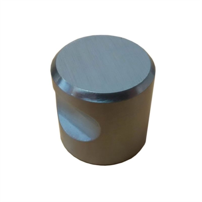 KUTZ - Perilla metalica cilindrica niquel satin 23x20mm 35uds