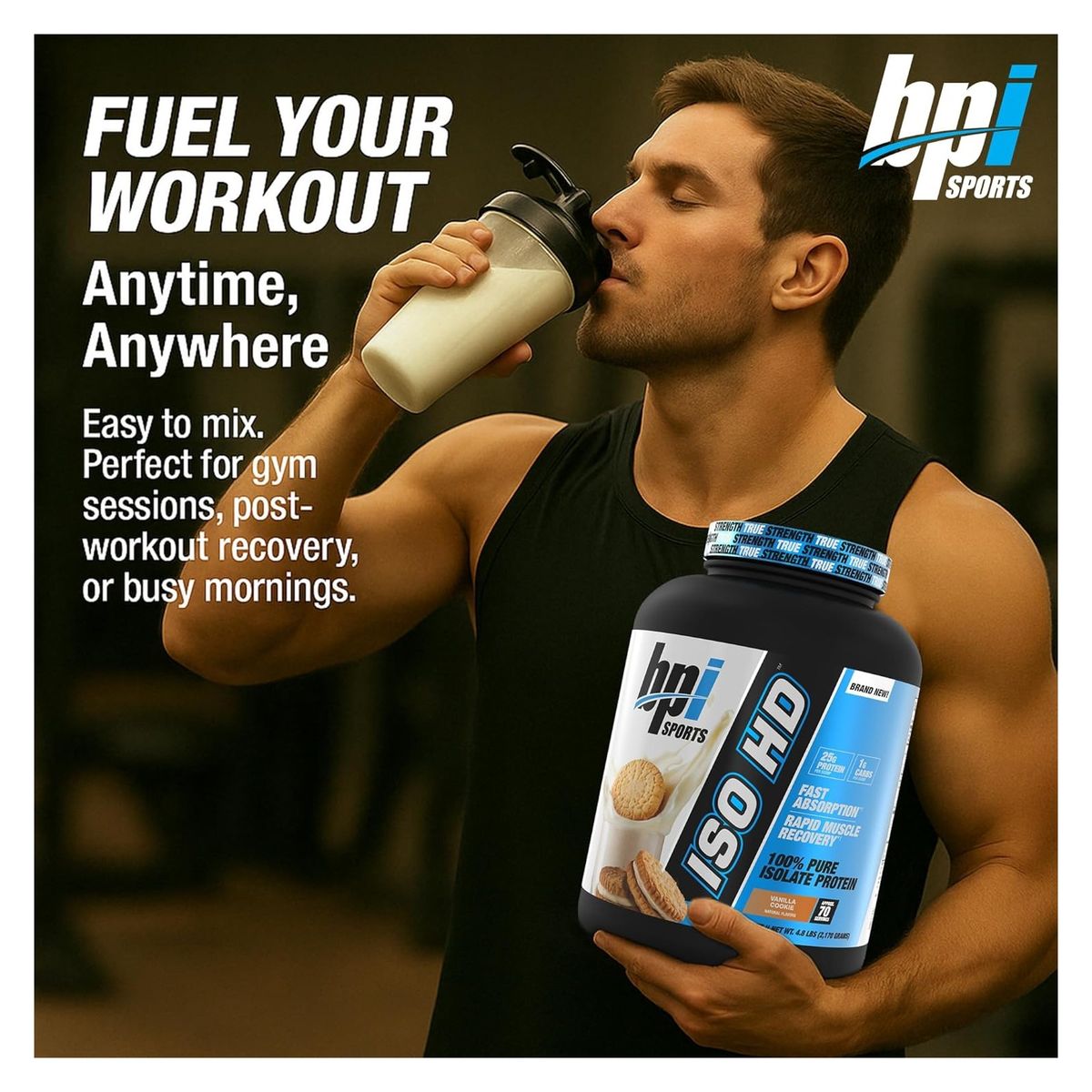 BPI SPORT - Bpi Iso Hd Whey Protein Isolate 5 Lbs Chocolate Brownie