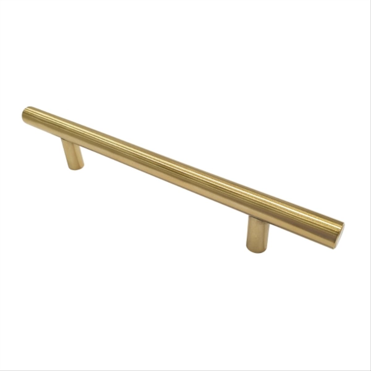 KUTZ - Tirador metalico tubular oro mate 128X12mm madrid