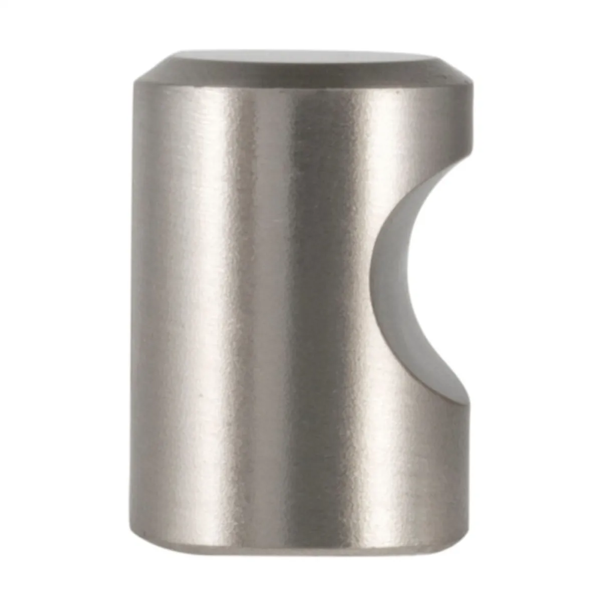 KUTZ - Perilla metalica cilindrica niquel satin 25x25mm