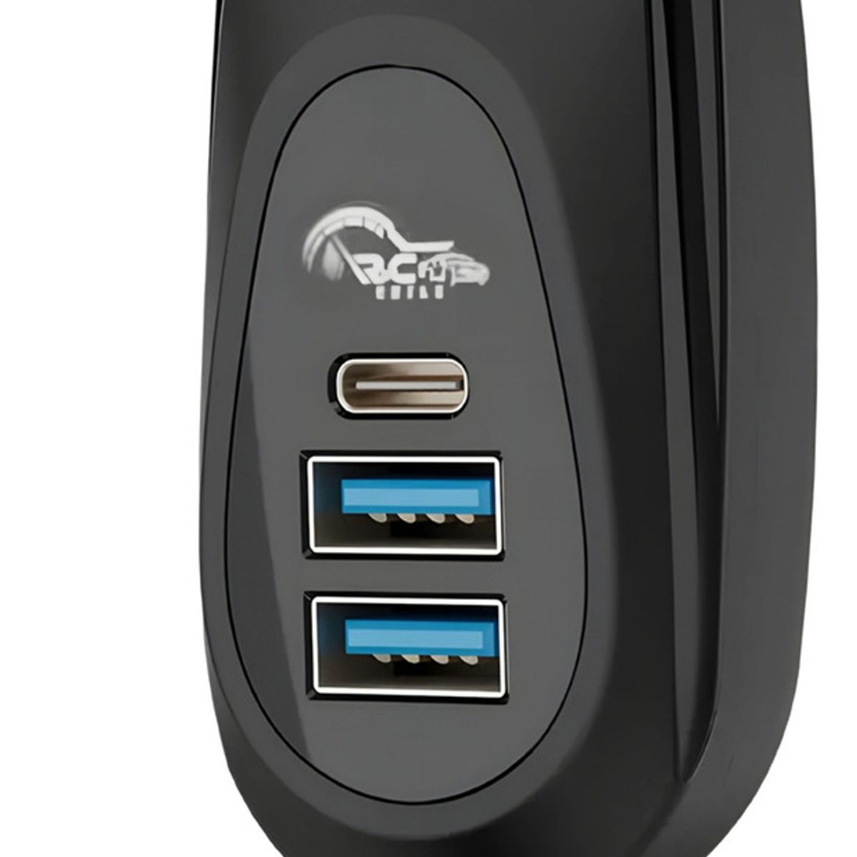 GENERICO - Cargador Carga Rápida 2 Usb 1 Type C 12-24v Sobrepuesto