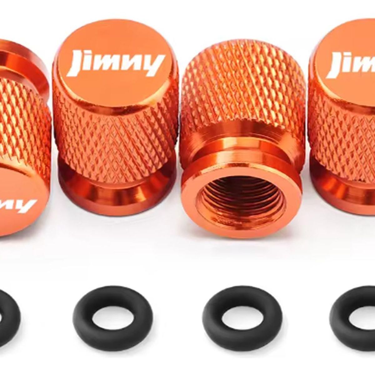 GENERICO - Tapa Metal Universal Neumaticos Suzuki Jimny Naranjo