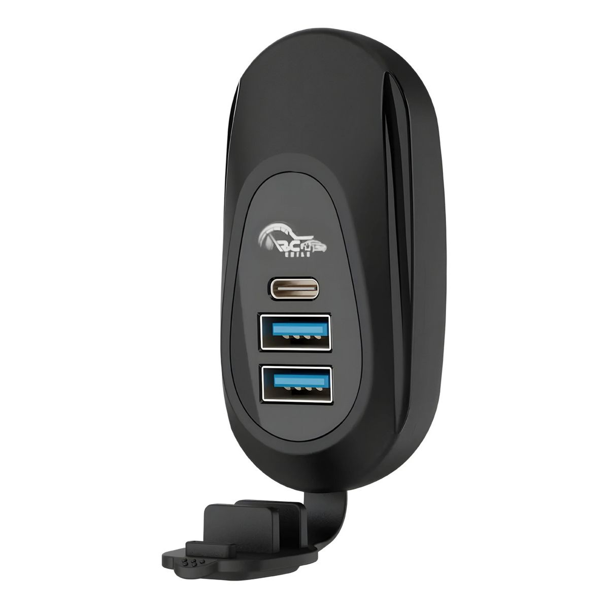 GENERICO - Cargador Carga Rápida 2 Usb 1 Type C 12-24v Sobrepuesto