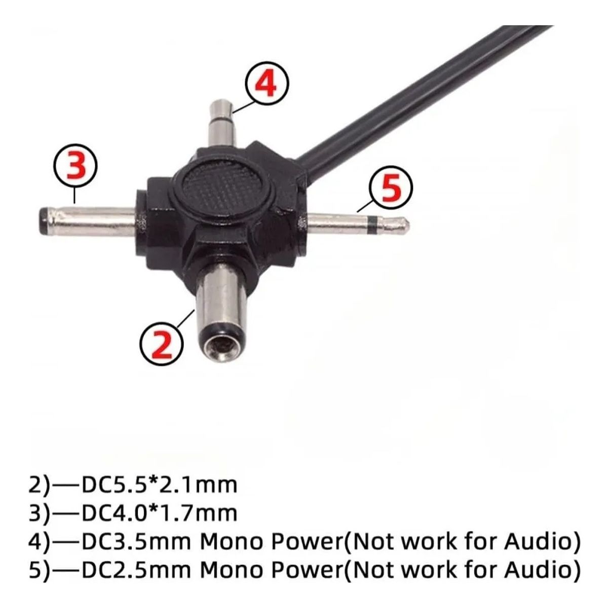 GENERICO - Adaptador Pinza De Batería Con Cable 14mt Cargador 50a 4en1