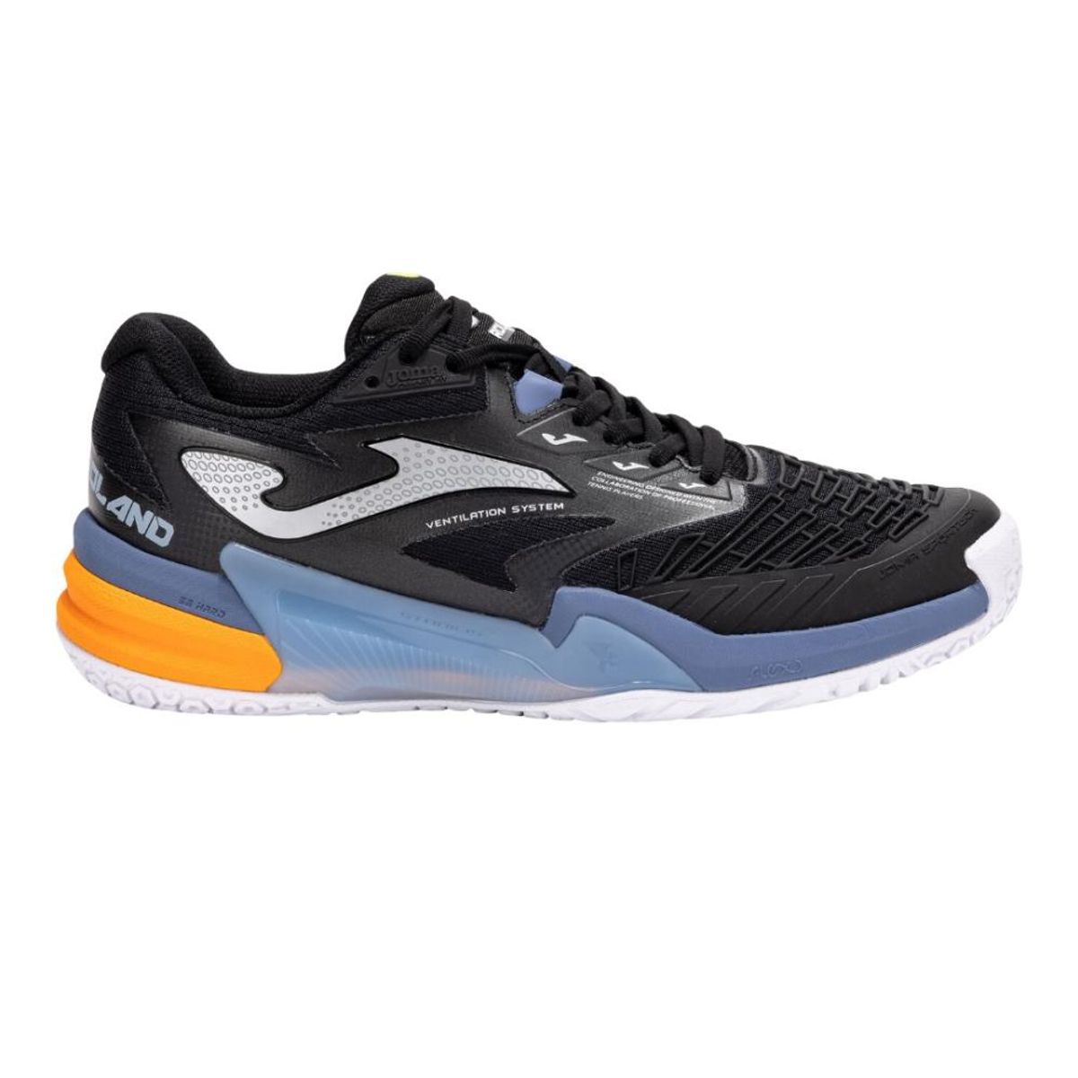 JOMA - Zapatillas Tenis Roland 25 Negro Joma