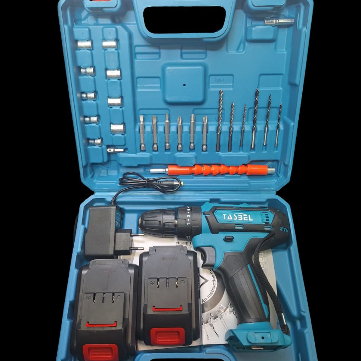 GENERICO - Pack 2 En 1 Taladro + Esmeril Inalambrico Con Maleta