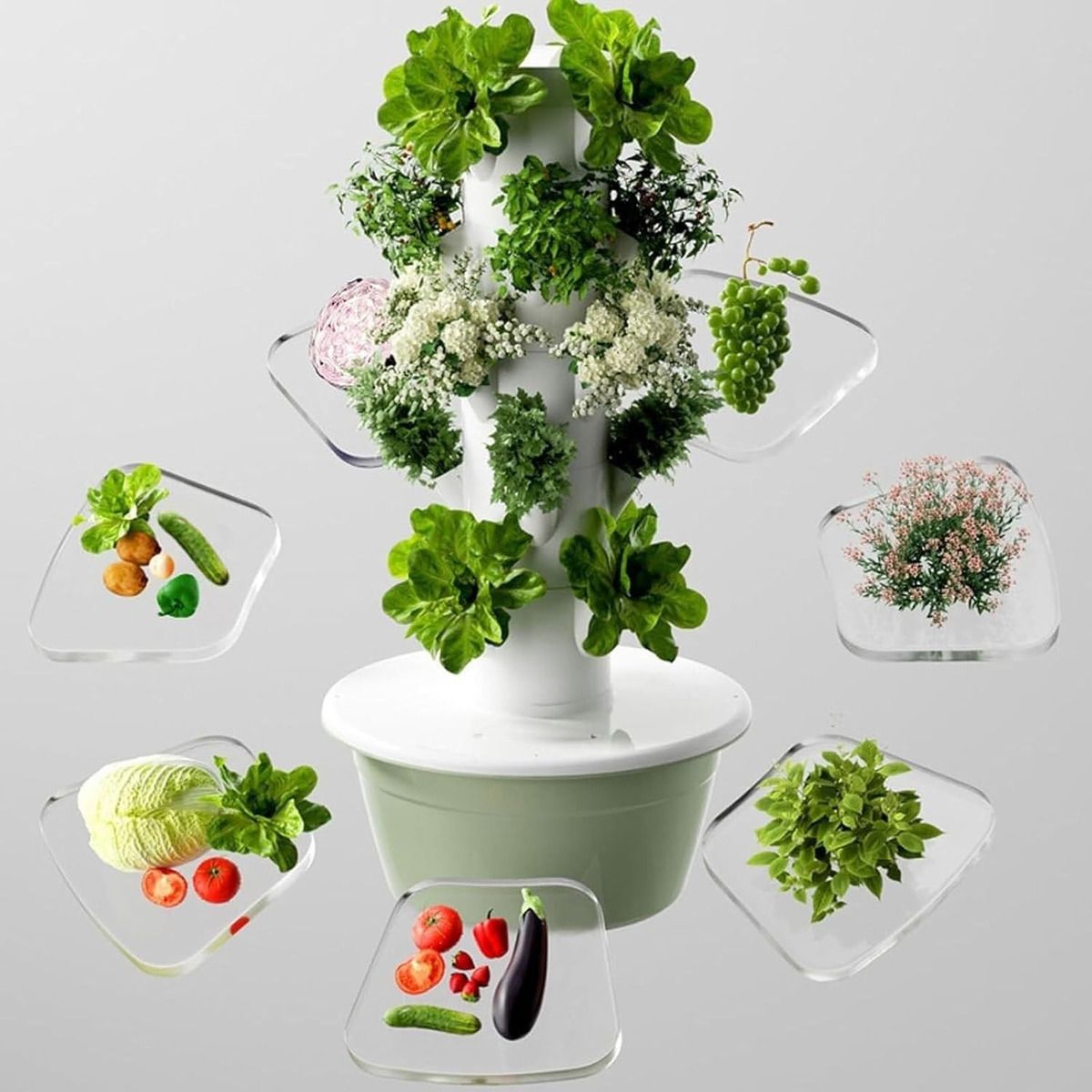 RAGNAR - Torre De Cultivo Hidropónico Vertical 165x53cm