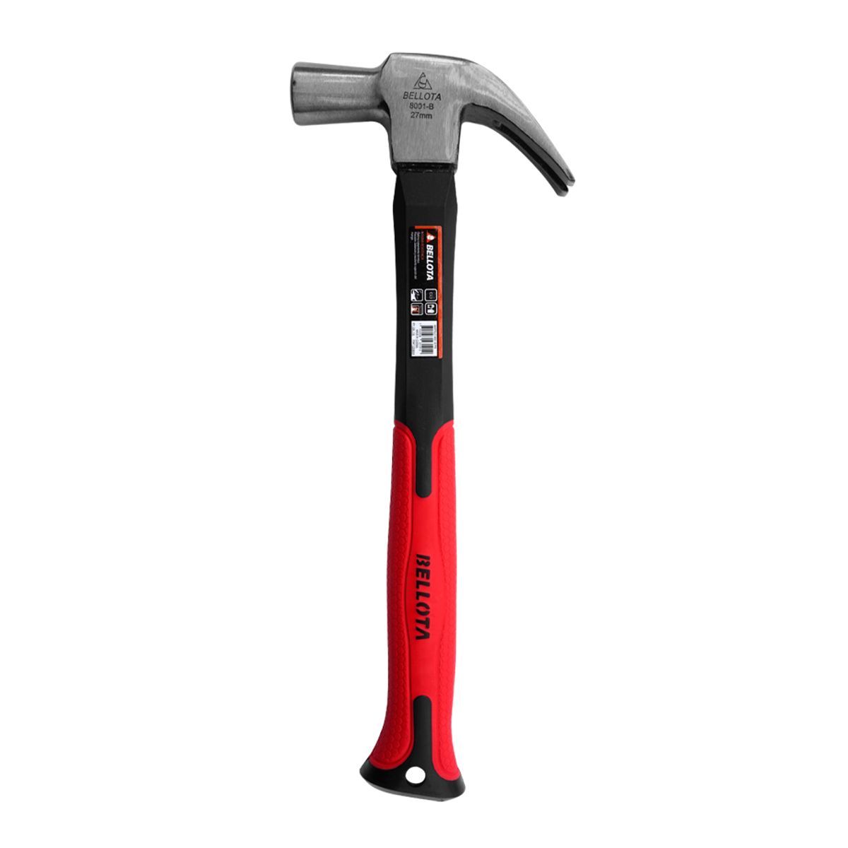 BELLOTA - MARTILLO MANGO FIBRA VIDRIO UNA CURVA 18 OZ BELLOTA