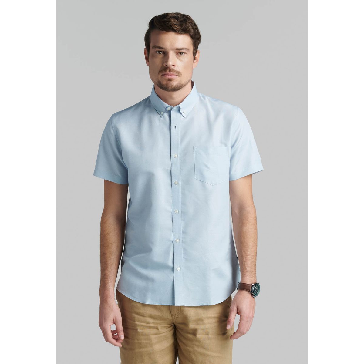 FEROUCH - Camisa Fort Worth Azul Ferouch