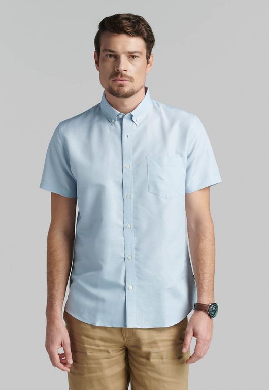 FEROUCH Camisa Fort Worth Azul