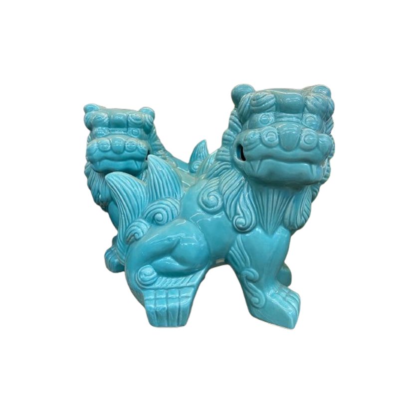 GENERICO - PERROS FU GUARDIANES PAR DE LEONES FENG SHUI