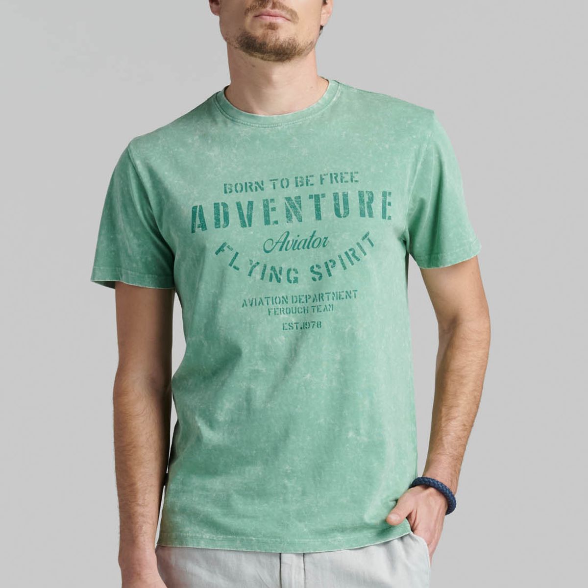 FEROUCH - Polera Maryland Verde Ferouch