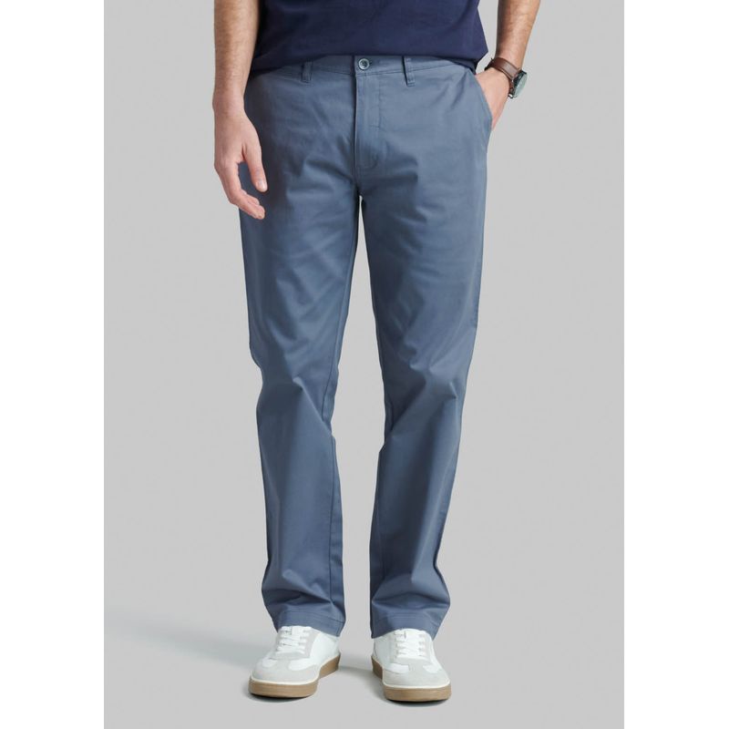 FEROUCH - Pantalón Twill Without Pleats L/31 Business Gris Ferouch
