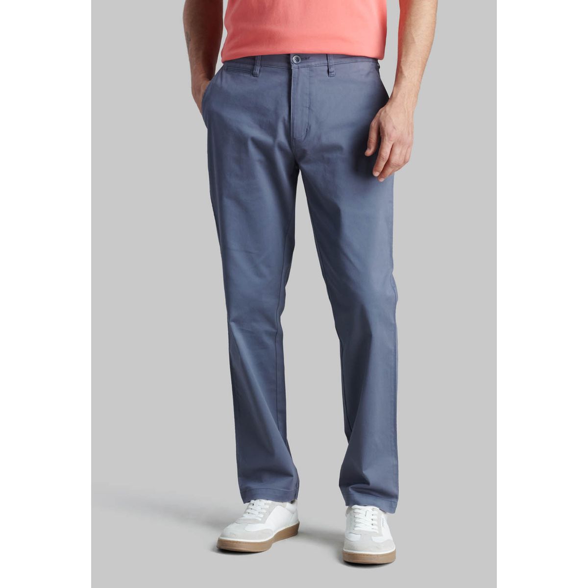 FEROUCH - Pantalón Twill Without Pleats L/31 Business Gris Ferouch