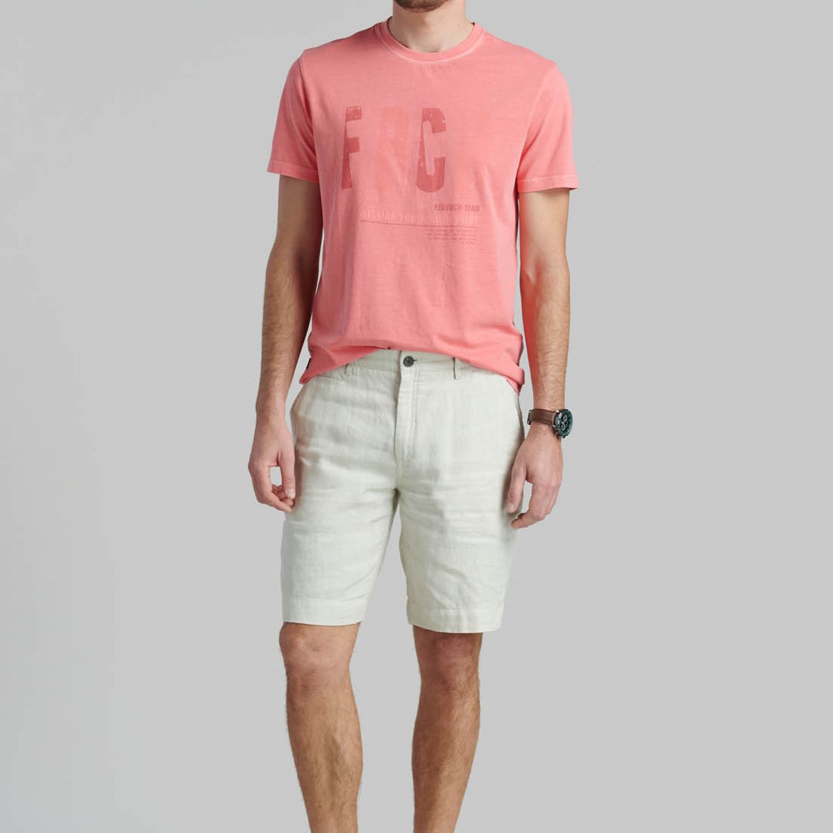 FEROUCH - Bermuda California Casual Beige Ferouch