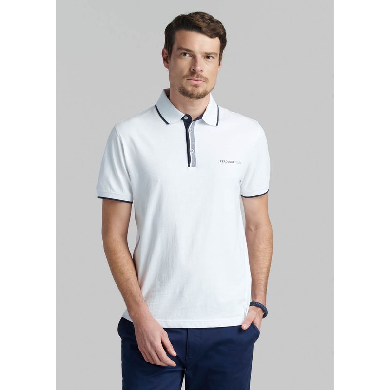 FEROUCH - Polera New York Blanco Ferouch