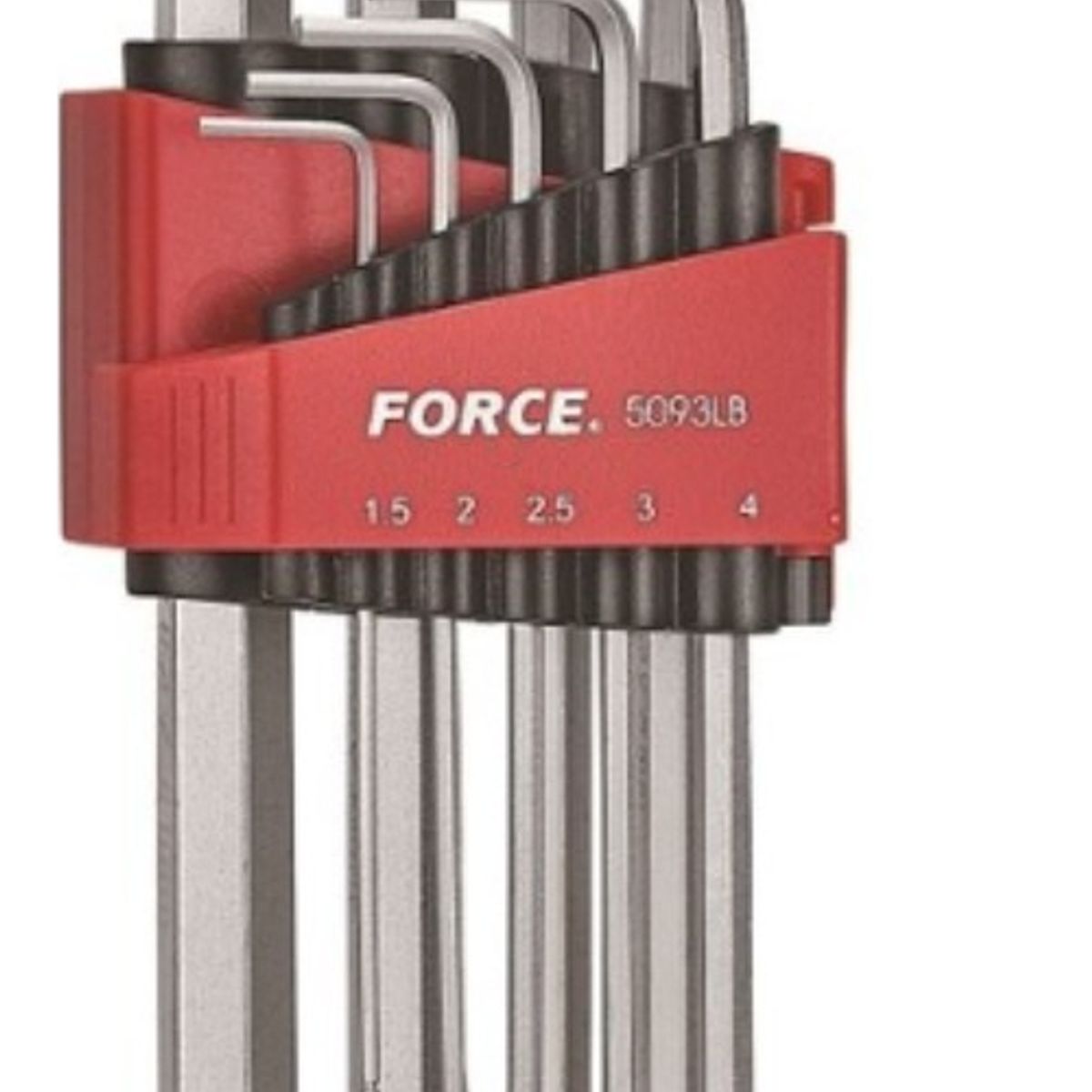 FORCE - Juego Llaves Allen Larga 1.5 - 10mm (5093l) Force